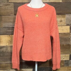 American Eagle Outfitters Women's Coral Sweater